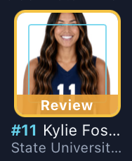 A Review card